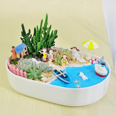 Cát Xanh Thạch Anh Trang Trí Hồ Cá Thủy Sinh Tiểu Cảnh