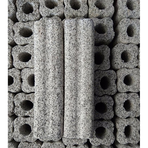 Sứ thanh muối tiêu lớn sứ thanh mè 15x4x4cm  - vật liệu lọc cho hồ cá