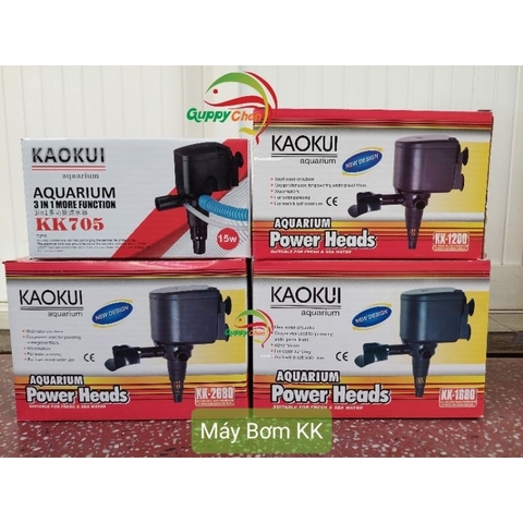 Máy Bơm Hiệu KK   705 - 1200 - 1680 - 2680 Dùng Cho Bể Cá