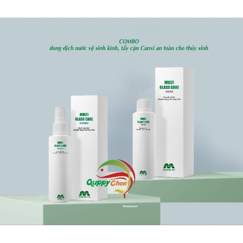 Multi Glass Care - Tẩy Cặn Canxi Thành Kính , Vệ Sinh Bể Cá