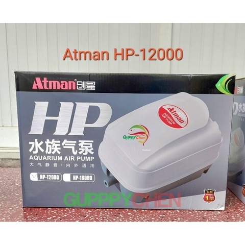 Máy Sủi Oxy Siêu Êm Siêu Mạnh Cho Hồ Cá - ATMAN HP-4000 , HP-8000 , HP-12000 , HP-16000