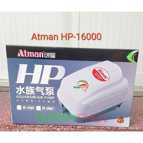 Máy Sủi Oxy Siêu Êm Siêu Mạnh Cho Hồ Cá - ATMAN HP-4000 , HP-8000 , HP-12000 , HP-16000