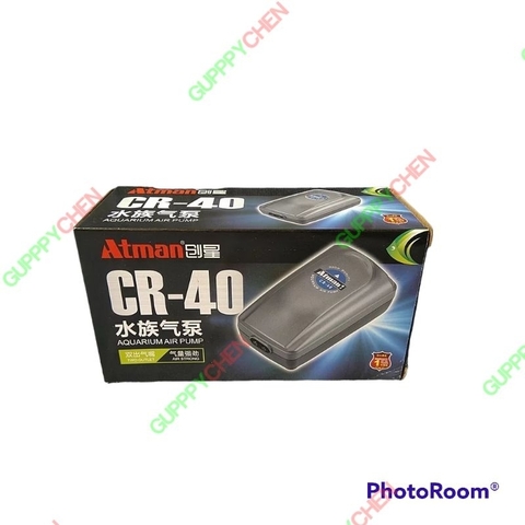 Máy Sủi Oxy Atman CR 40 Cho Hồ Cá