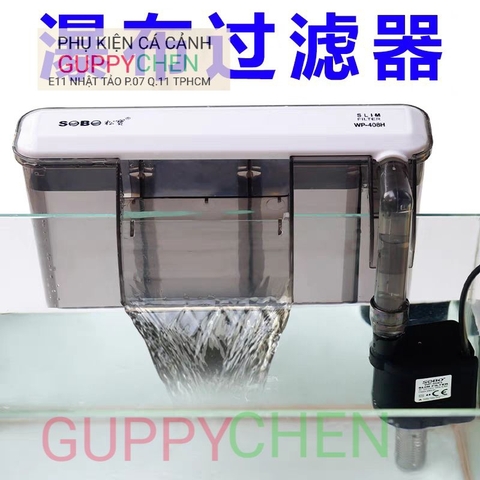 Máy Lọc Thác Dạng Dẹp SoBo 508H Cho Hồ Cá