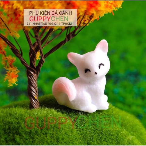 Mô Hình Trang Trí " Hồ Ly Mini " - Trang Trí Tiểu Cảnh Hồ Cá và Terarium