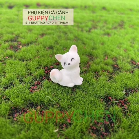 Mô Hình Trang Trí " Hồ Ly Mini " - Trang Trí Tiểu Cảnh Hồ Cá và Terarium