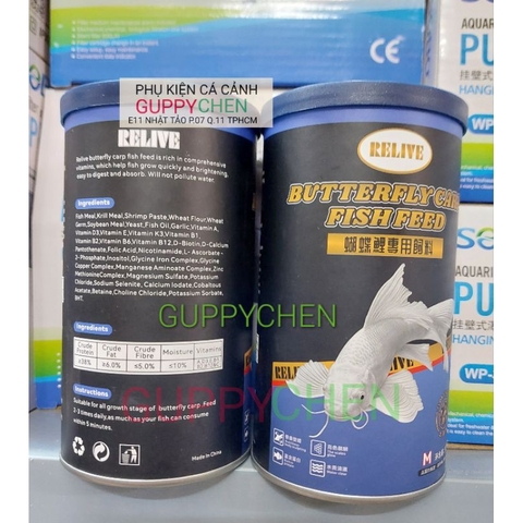 Cám RELIVE - Thức Ăn Dành Cho Chép Sư Tử , Chép Short [ Giúp Cá Lên Màu Tốt ]