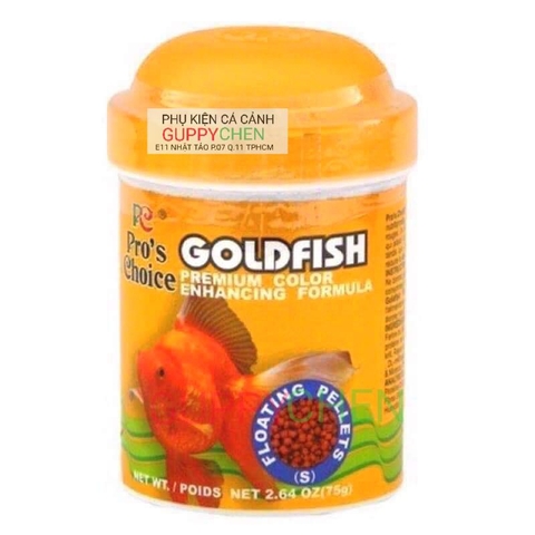 Thức Ăn GOLDFISH Floating Pellets -  Thức Ăn Chuyên Dụng Cho Cá Vàng Ranchu ( 75gram )