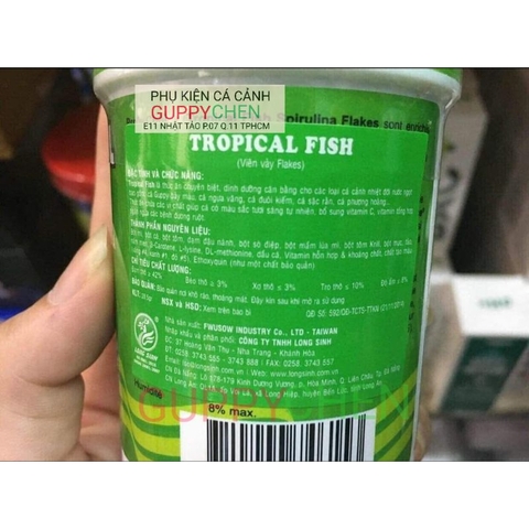 Thức Ăn Dành Cho Cá Ông Tiên - Cá Thần Tiên  - TROPICAL FISH Dạng Lá