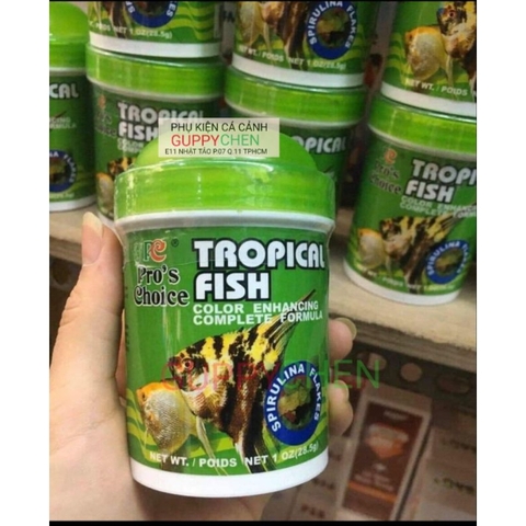 Thức Ăn Dành Cho Cá Ông Tiên - Cá Thần Tiên  - TROPICAL FISH Dạng Lá