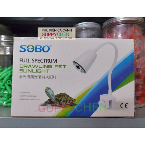 Bộ Đèn Sưởi Dành Cho Rùa và Bò Sát Thú Cưng - Đèn Tia UVA UVB 3.0 Tiện Dụng