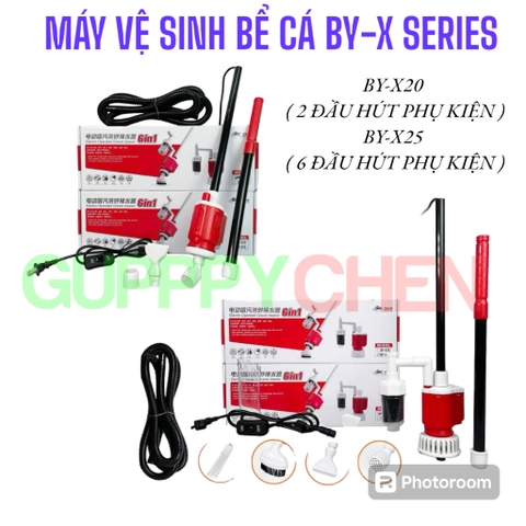 Máy Vệ Sinh, Thay Nước Bể Cá Đa Năng Baoyu BY-X20, BY-X25