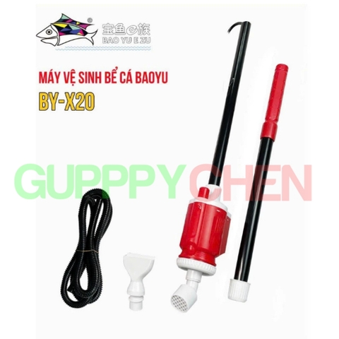 Máy Vệ Sinh, Thay Nước Bể Cá Đa Năng Baoyu BY-X20, BY-X25