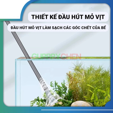 Bộ Hút Phân YEE Vệ Sinh Hồ Cá - Dụng cụ thay nước hồ cá dài 1m5