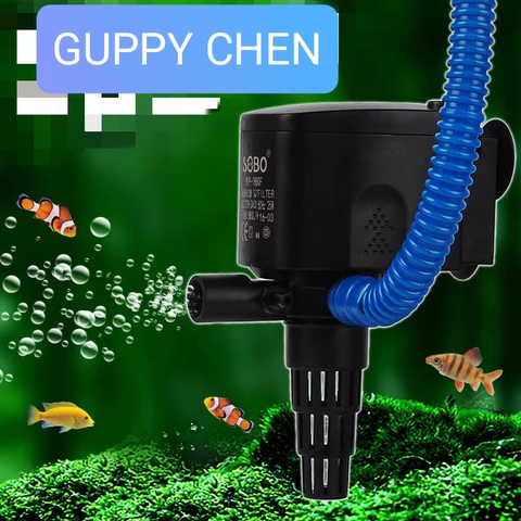 Máy Bơm Chìm và Oxi 3 Trong 1 Cho Hồ Cá SOBO WP-1200, WP-1680, WP-2680