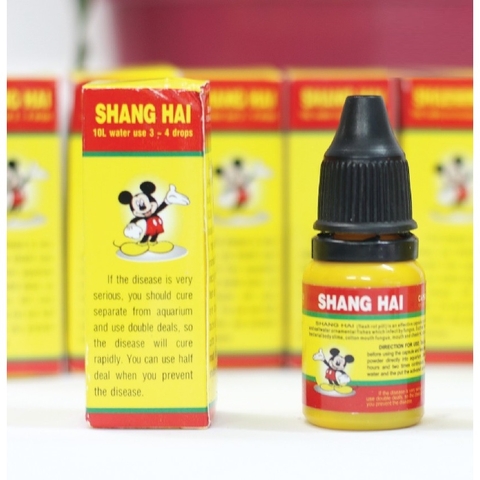 dung dịch xử lý nấm cho cá cảnh Shanghai