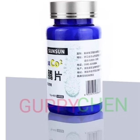 Viên sủi CO2 SUNSUN cho hồ cá thủy sinh