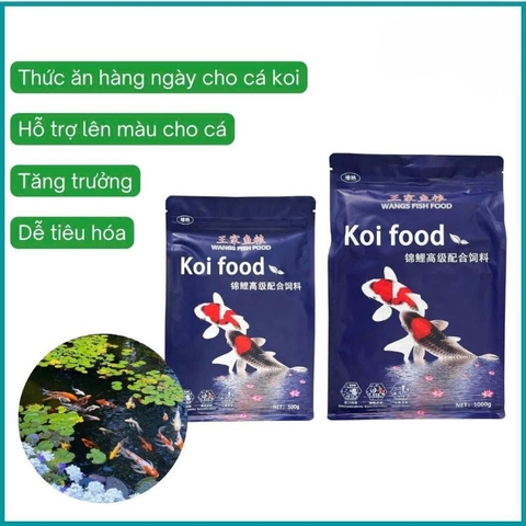 THỨC ĂN NGON - BỔ - RẺ WANGS FISH - CÁM CAO CẤP DÀNH CHO CÁ KOI