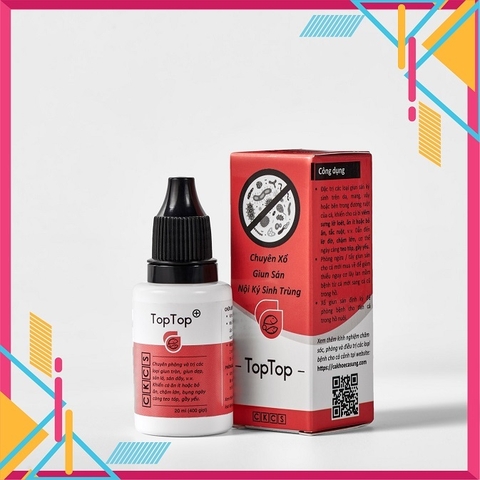TopTop (Chính hãng) chuyên xử lý các loại giun sán ký sinh trên da, mang, vây hoặc bên trong đường ruột của cá
