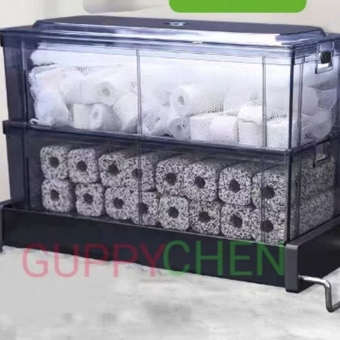 Bộ Dàn Lọc Mưa Mica SOBO 2 Tầng  F-30/ F-60/ F-90 Dùng Cho Hồ Cá