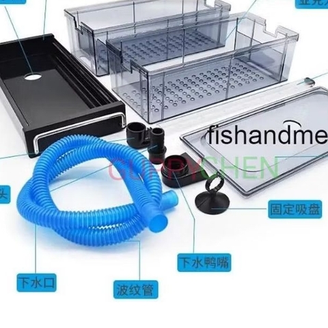 Bộ Dàn Lọc Mưa Mica SOBO 2 Tầng  F-30/ F-60/ F-90 Dùng Cho Hồ Cá