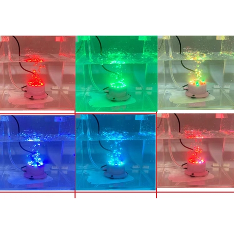 Đèn Bể Cá Mini Tích Hợp Đá Sủi Oxy Trang Trí Hồ Cá - Đá Sủi Oxy Có Đèn