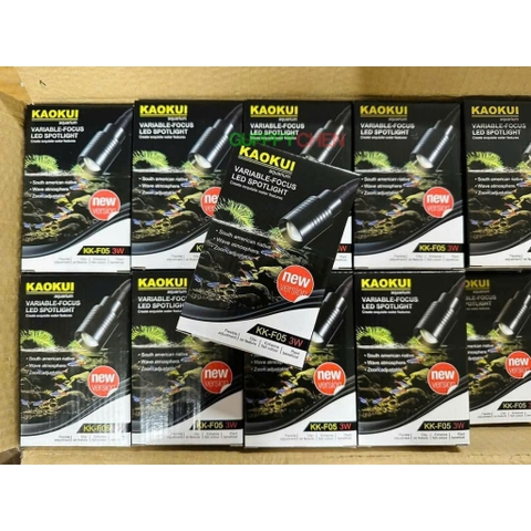 Đèn Rọi Kaokui KK-F05 3W 3 Chế Độ Màu Có Chỉnh Tiêu Cự - Đèn Rọi Mini Đa Năng Dùng Cho Hồ Thủy Sinh