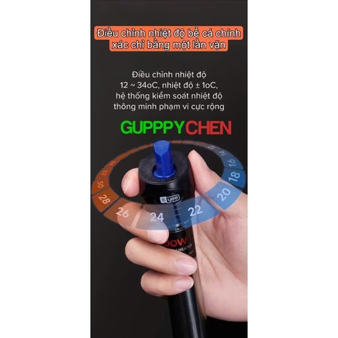 Cây Sưởi Hồ Cá Yee Bọc 2 Lớp Dùng Cho Hồ Cá Thủy Sinh