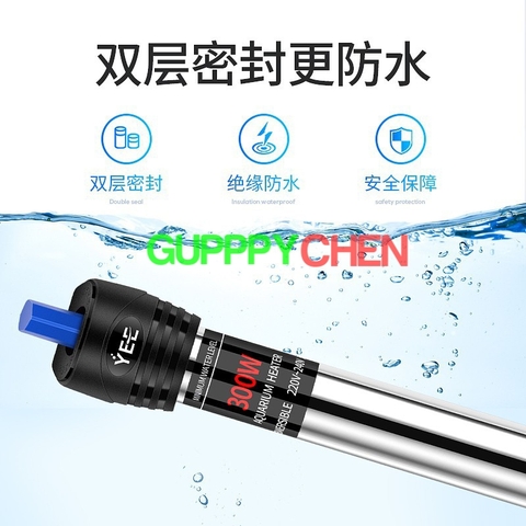 Cây Sưởi Hồ Cá Yee Bọc 2 Lớp Dùng Cho Hồ Cá Thủy Sinh