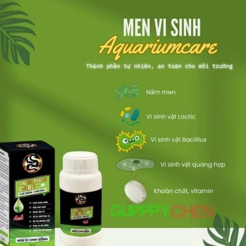Vi Sinh Làm Trong Nước Aquarium Care 4 in 1 - Khử Mùi Hôi tanh trong hồ cá, vi sinh cao cấp
