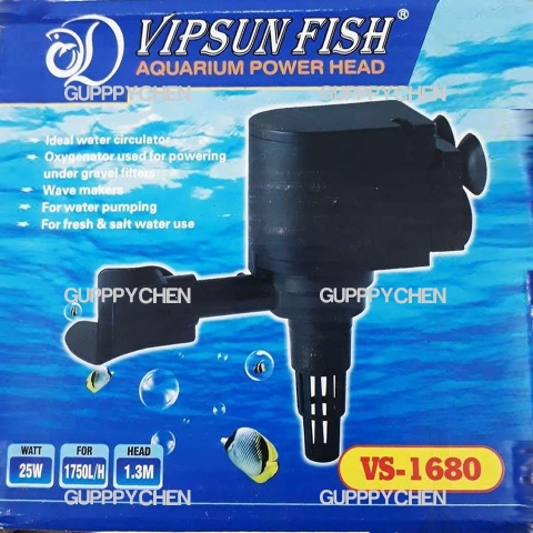 Máy Bơm Chìm VIPSUN FISH VS-701 VS-705 VS-1200 VS-1680 VS-2680 Dùng Cho Hồ Cá Thủy Sinh