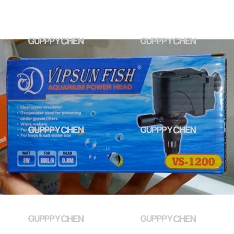 Máy Bơm Chìm VIPSUN FISH VS-701 VS-705 VS-1200 VS-1680 VS-2680 Dùng Cho Hồ Cá Thủy Sinh