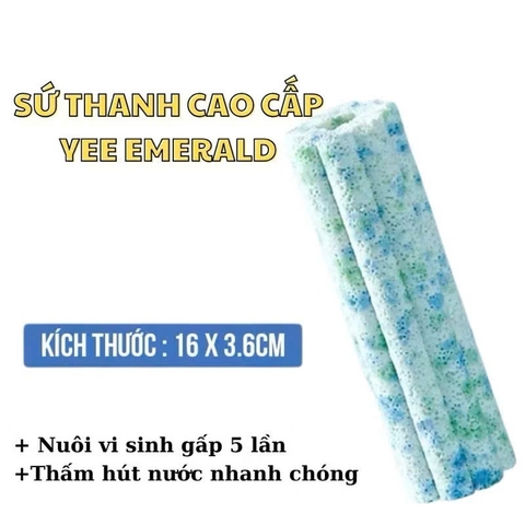 Sứ Thanh Lục Bảo Emerald Yee - Vật Liệu Lọc Đa Năng Dùng Cho Hồ Cá