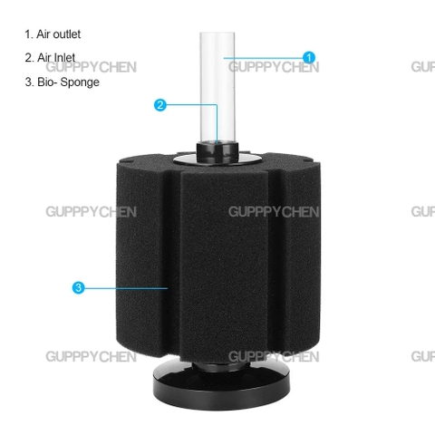 Mút Lọc Thay Thế Cho Lọc Vi Sinh XY-180 XY-280 XY-380 Dùng Cho Hồ Câ