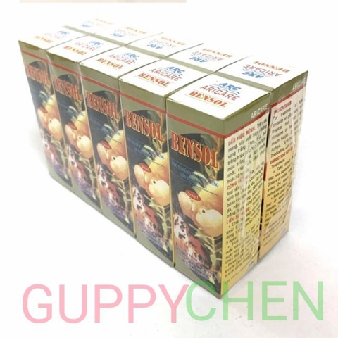 Bensol - Sản phẩm xử lý nấm ký sinh trùng cho hồ cá 60ml