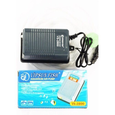 Máy Sủi Oxi 1 Vòi Giá Rẻ VS-2800 2.5W Cho Hồ Cá