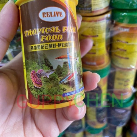 Cám Relive - Thức ăn cho mọi loại cá cảnh, thức ăn cá cao cấp