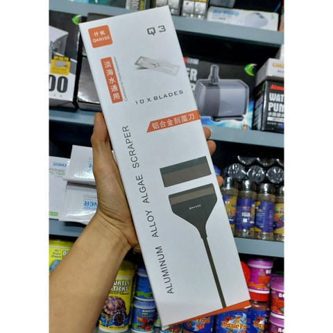 Dao Cạo Rêu Qanvee Q3 ( 66cm ) - Hợp Kim Nhôm Giúp Vệ Sinh Hồ Cá Thủy Sinh