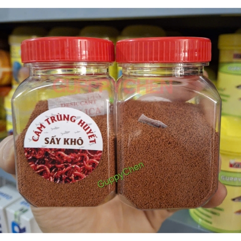 Cám Trùng Huyết Sấy Khô - Thức Ăn Dinh Dưỡng Cho Cá Cảnh