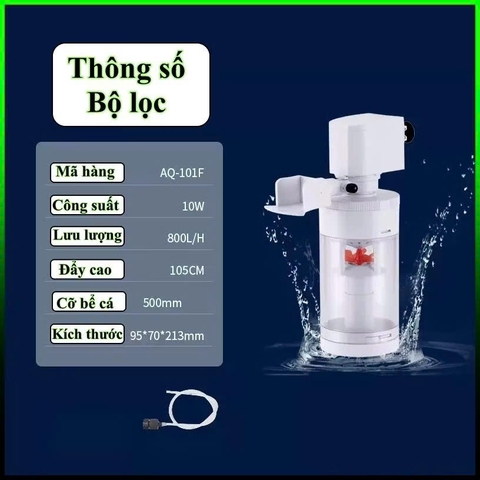 Máy Lọc Chìm SOBO AQ101F AQ102F AQ103F AQ104F - Bơm Lọc Nước Cho Hồ Cá