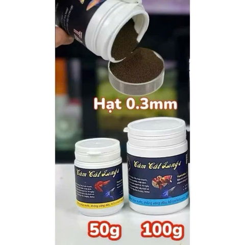 Cám Cát Long's FAT - Thức Ăn Siêu Đạm Giúp Cá Tăng Size Kích Màu Sau 10 Ngày