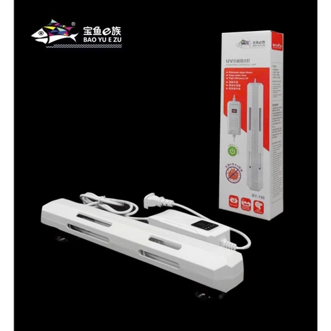 Đèn UV Diệt Tảo Baoyu Có Điều Khiển Hẹn Giờ BY-198T Dùng Cho Hồ Cá Thủy Sinh