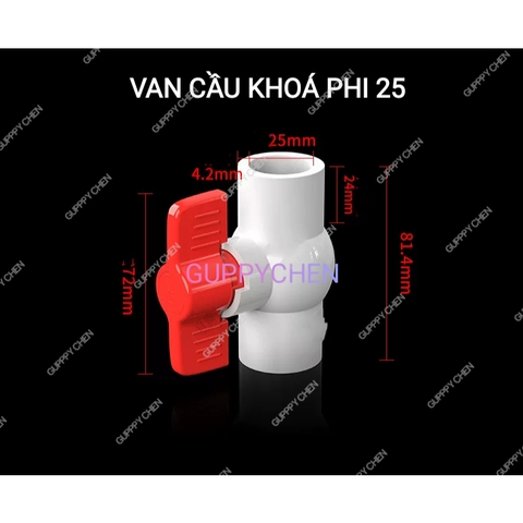 Phụ Kiện Ống Nước PVC Hồ Cá - Van Khoá - 1 Chiều - LUPPE - MỎ VỊT OUT - Nấm Xã - Cho Hồ Cá Thủy Sinh