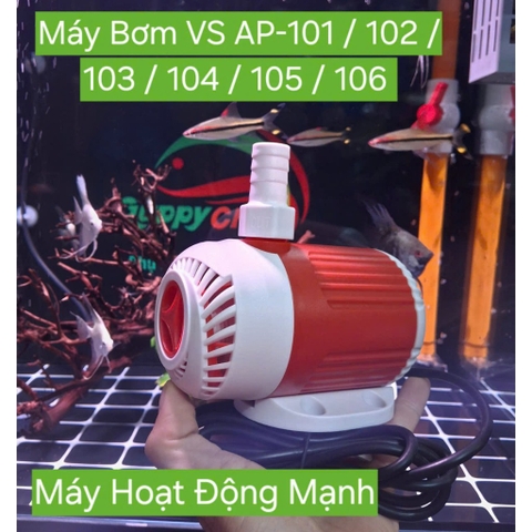Máy Bơm Vípun Fish AP-101/102/103/104/105/106 Tiết Kiệm Điện Siêu Êm Dùng Cho Hồ Cá