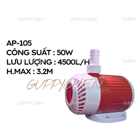 Máy Bơm Vípun Fish AP-101/102/103/104/105/106 Tiết Kiệm Điện Siêu Êm Dùng Cho Hồ Cá