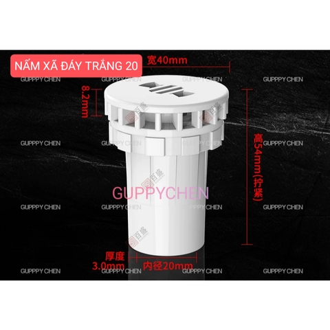 Phụ Kiện Ống Nước PVC Hồ Cá - Van Khoá - 1 Chiều - LUPPE - MỎ VỊT OUT - Nấm Xã - Cho Hồ Cá Thủy Sinh
