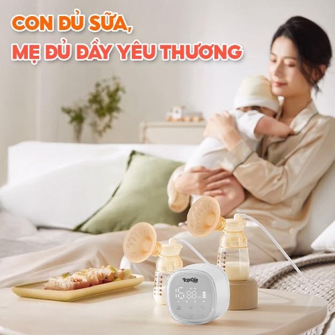 TẮC TIA SỮA KHÔNG CÒN LÀ ÁM ẢNH VỚI MÁY HÚT SỮA TG-8166