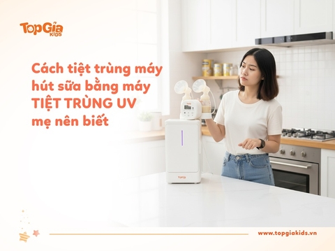 Cách tiệt trùng máy hút sữa bằng máy tiệt trùng UV an toàn chi tiết
