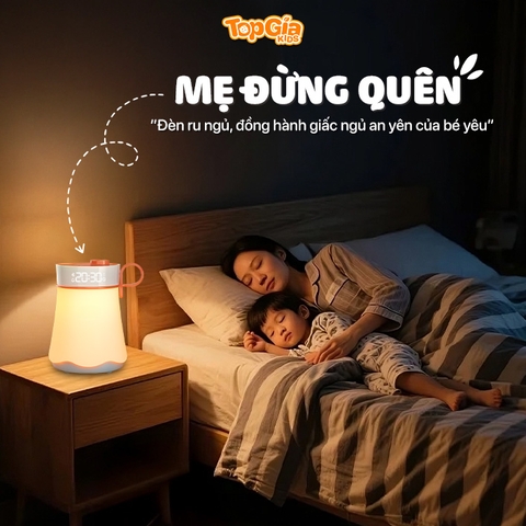 Bé ngủ ngon sâu giấc hơn với Đèn ru ngủ Topgiakids