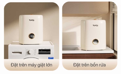 Máy giặt mini Topgiakids giải pháp giặt đồ cho bé và đồ lót an toàn, sạch khuẩn